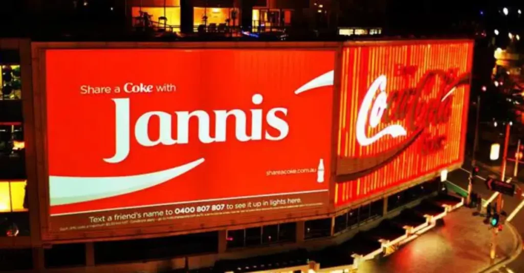 可口可樂 Share a coke 廣告標語