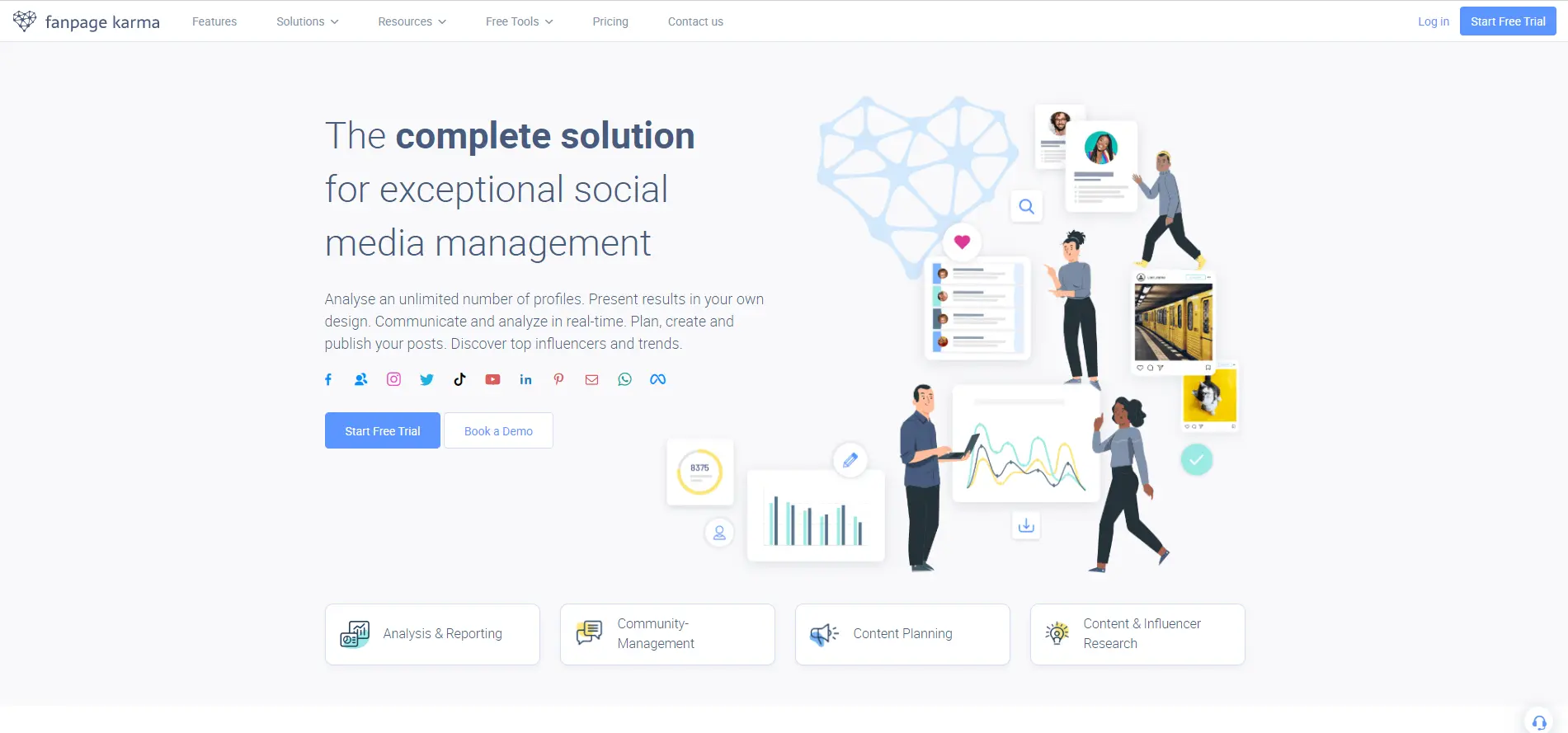 掌握 7 大類 14 款行銷軟體,開啟品牌流量大門! 8 Fanpage Karma