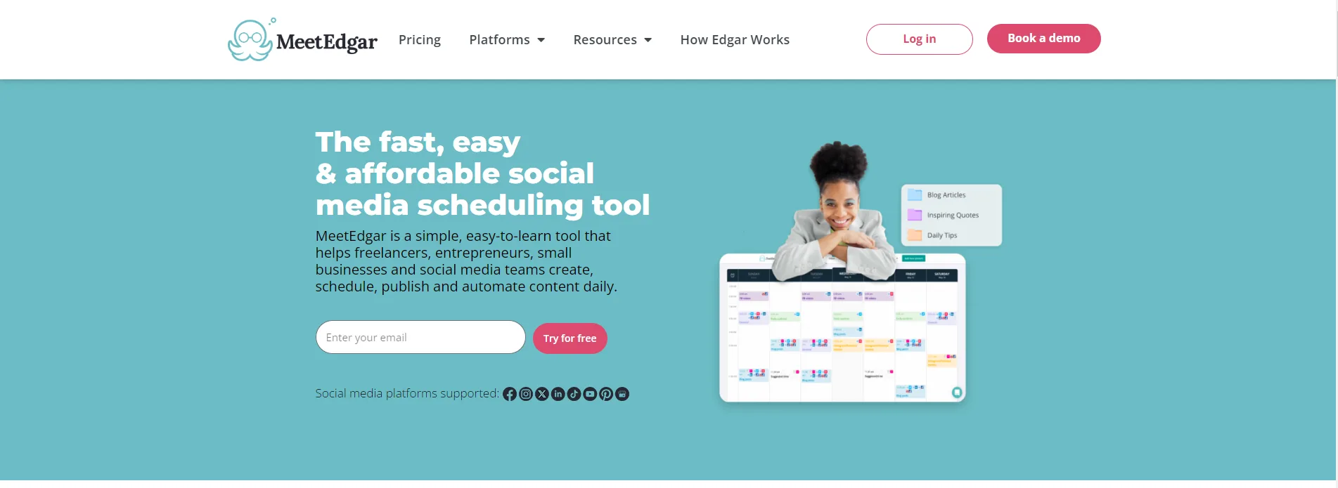 掌握 7 大類 14 款行銷軟體,開啟品牌流量大門! 7 MeetEdgar